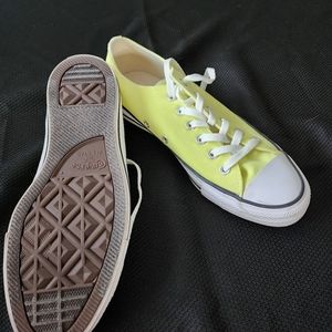 Neon yellow Converse